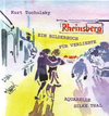 Cover der Sonderauflage zum 100. Jubiläum von Tucholskys Rheinsberg. Ein Bilderbuch für Verliebte. Ein Paar, das durch eine Straße läuft.